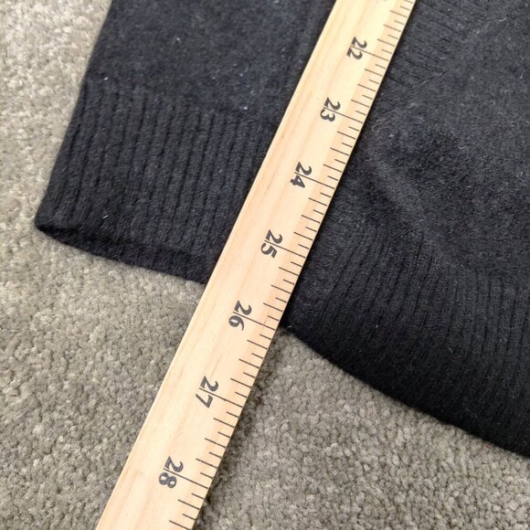 Ann Taylor Loft Women's Black Open Front Cashmere Cardigan in Black Size Small - Picture 7 of 8